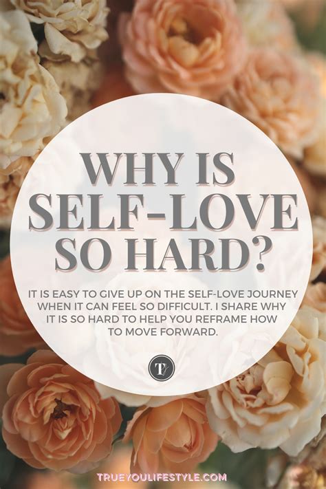 Why is self-love so hard?