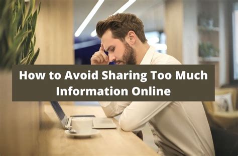 Why is sharing information online bad?