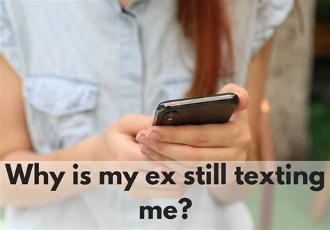 Why is she not texting me after breakup?