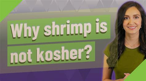 Why is shrimp not kosher?