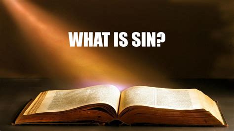 Why is sin in the Bible?