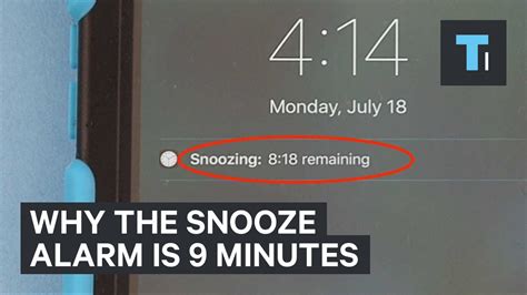 Why is snooze 9 minutes?