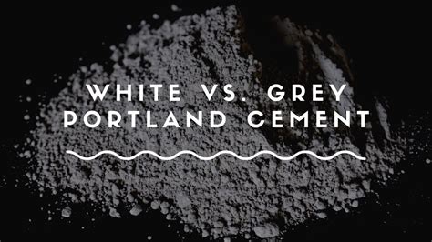 Why is some concrete white and some grey?