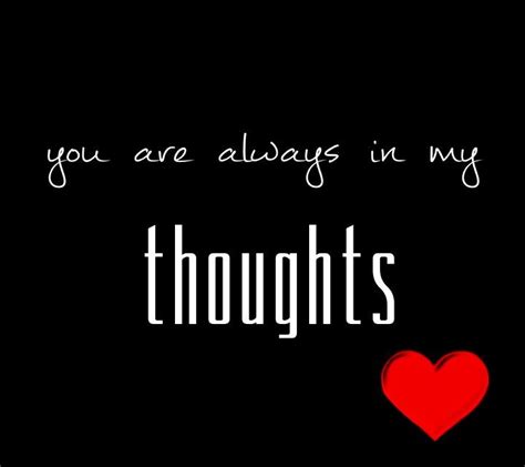 Why is someone always in my thoughts?