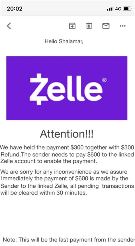 Why is someone sent me money via Zelle but not showing up?