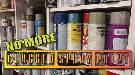 Why is spray paint locked up?