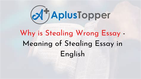 Why is stealing wrong?