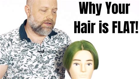 Why is straight hair so flat?