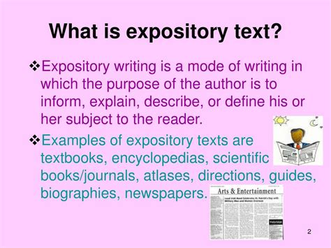 Why is structure important for expository texts?