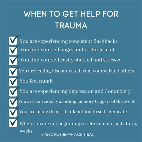 Why is support important in trauma?