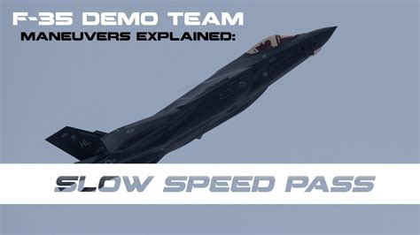 Why is the F-35 so slow?
