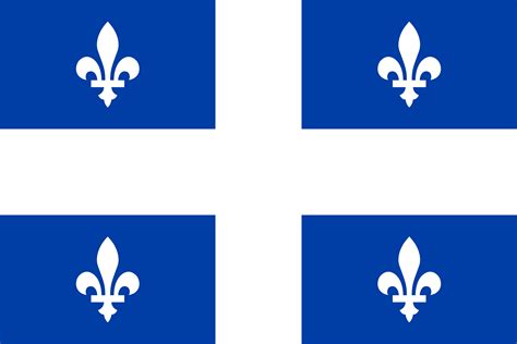 Why is the Quebec flag blue?