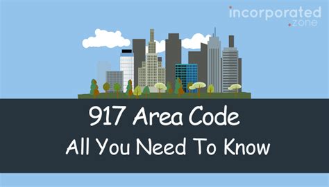 Why is the area code 917?
