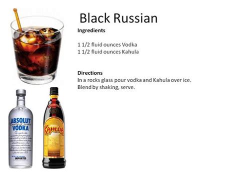 Why is the drink called a black Russian?