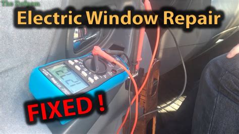 Why is the electric window not working in my car?