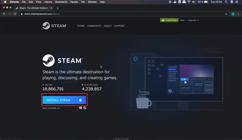 Why is the install button grey on Steam?