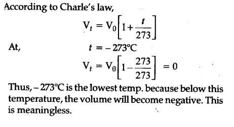 Why is the theoretically lowest possible temperature 273.16 C?