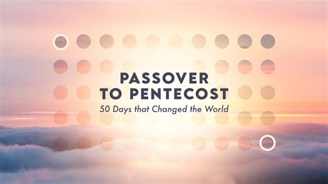 Why is there 50 days between Passover and Pentecost?