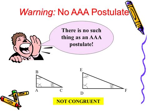 Why is there no AAA postulate?