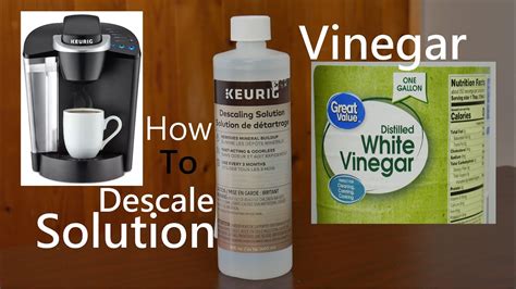 Why is vinegar used for descaling?