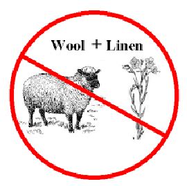 Why is wool and linen forbidden?