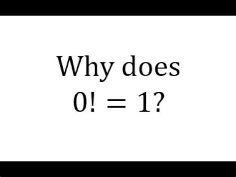 Why is zero squared 1?