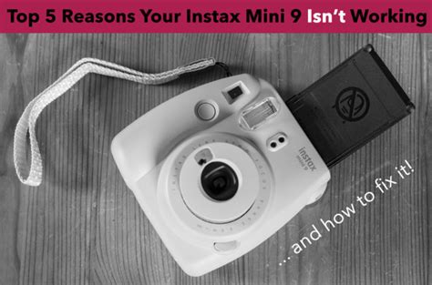 Why isn't my Instax camera working?