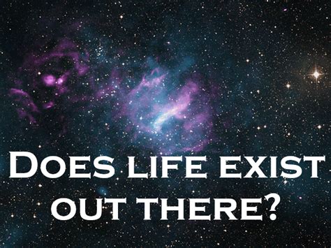 Why isn't there life outside the earth?