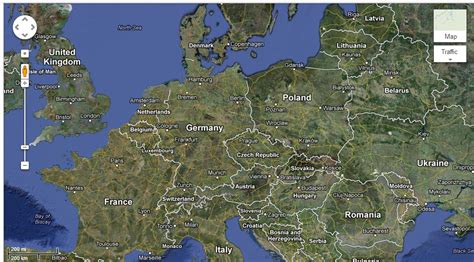 Why isn t Germany on Google Earth?