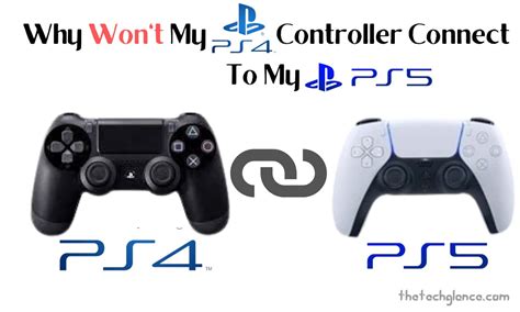 Why isn t my PS4 controller connecting to PS5?