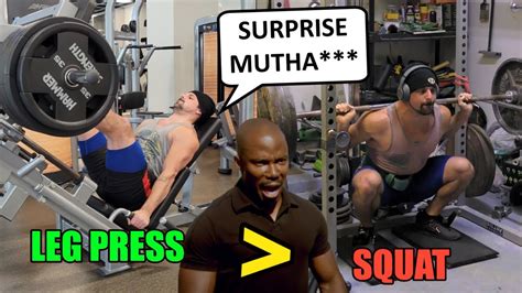 Why leg press instead of squat?