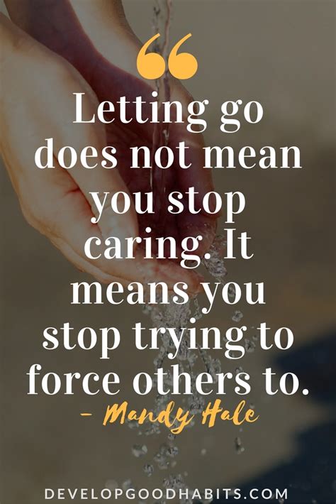 Why letting go feels so good?