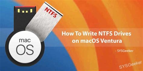 Why macOS can't write on NTFS?