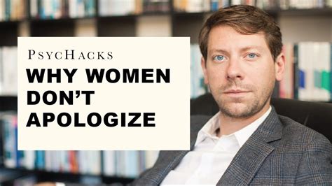 Why men don t apologize?