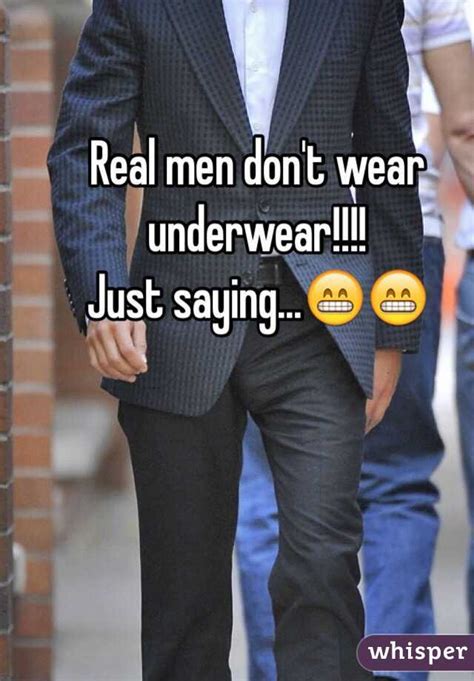 Why men don t wear brief?