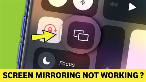 Why my iPhone is not mirroring?