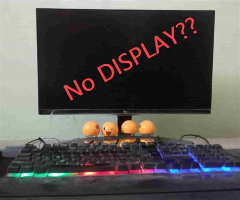 Why my laptop is turning on but no display?
