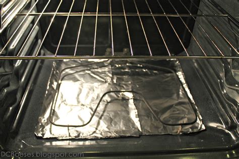 Why not put foil in bottom of oven?