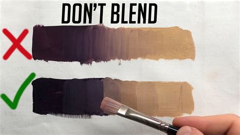 Why not to blend oil paint?