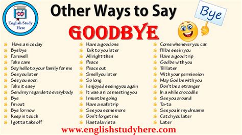 Why not to say bye?