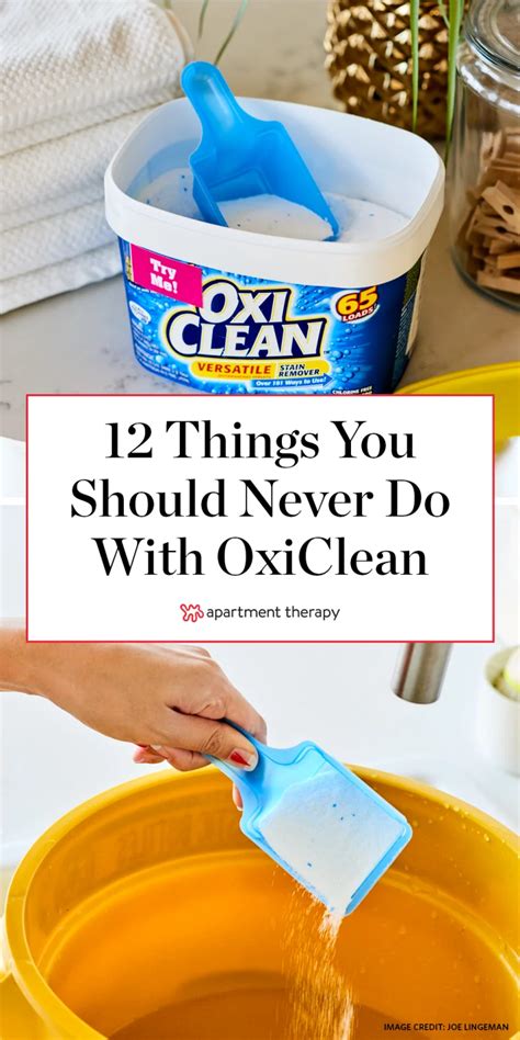 Why not to use OxiClean?