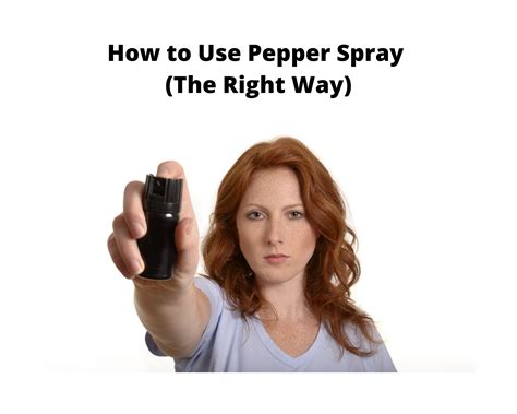 Why not to use pepper spray?