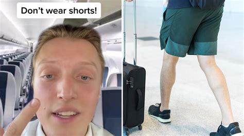 Why not wear shorts on a plane?