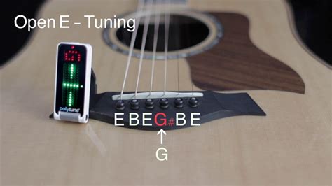 Why open e tuning?