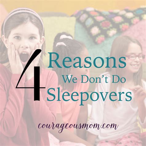 Why parents don t want sleepovers?