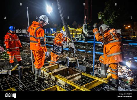 Why pour concrete at night?