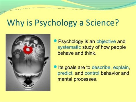 Why psychology is a science?