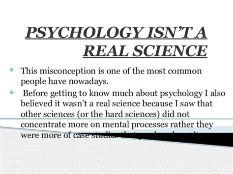 Why psychology is not a soft science?