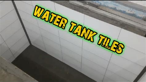 Why put tiles in water?