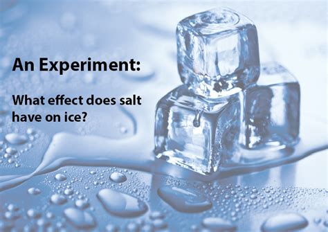 Why salt is added to ice?